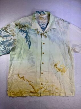 Tommy Bahama Men’s XL Imported Paradise Linen Tropical Shirt